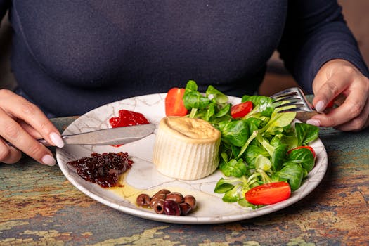 colorful salad with leafy greens and seeds