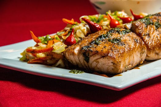 grilled mackerel with herbs