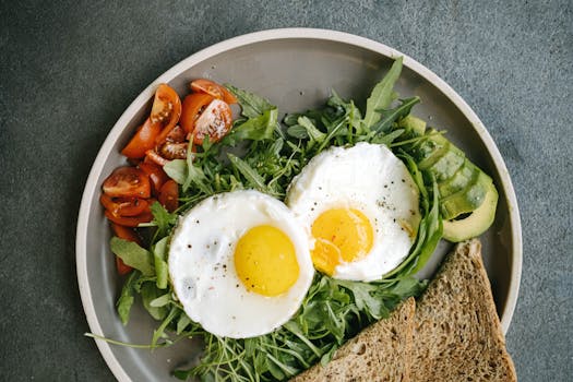 Balanced Meal of Grains, Proteins, and Vegetables