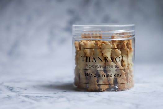 Food allergy label example