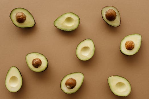 healthy fats like avocados and nuts