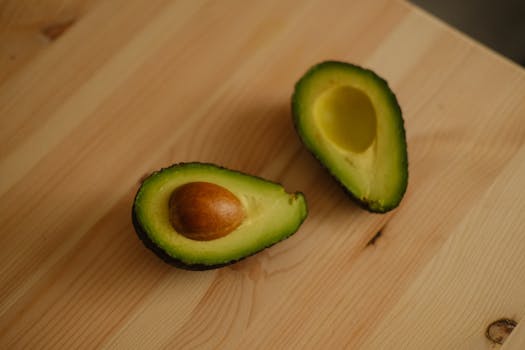delicious green smoothie with spinach and avocado