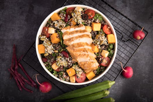 hearty quinoa salad